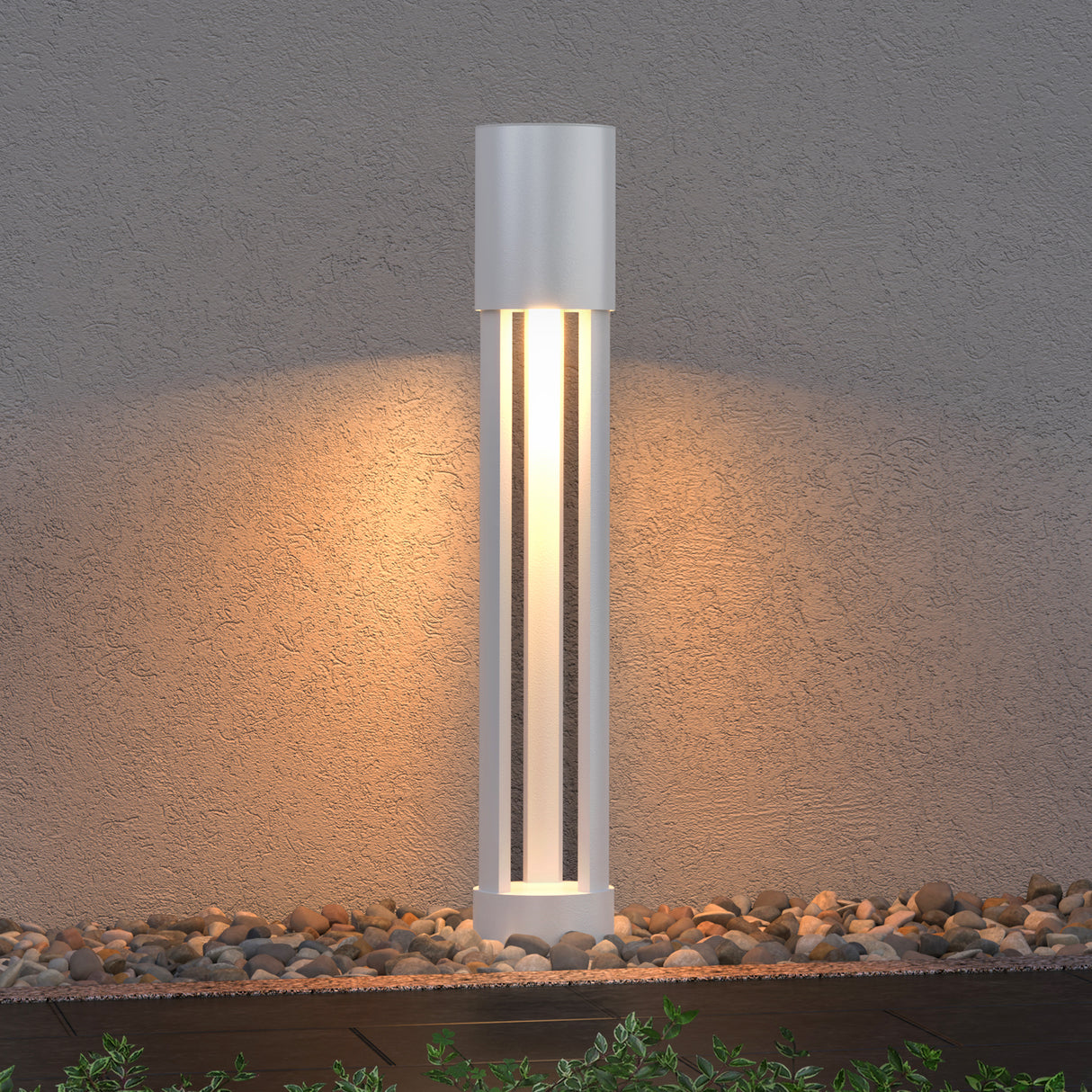 Luminaire extérieur glasvilla ⌀120xH700mm IP65 éclairage de chemin extérieur | Borne lumineuse pour jardin, lampadaire 3000K, lampe de jardin | Lampadaire d'extérieur 10W NeoForge