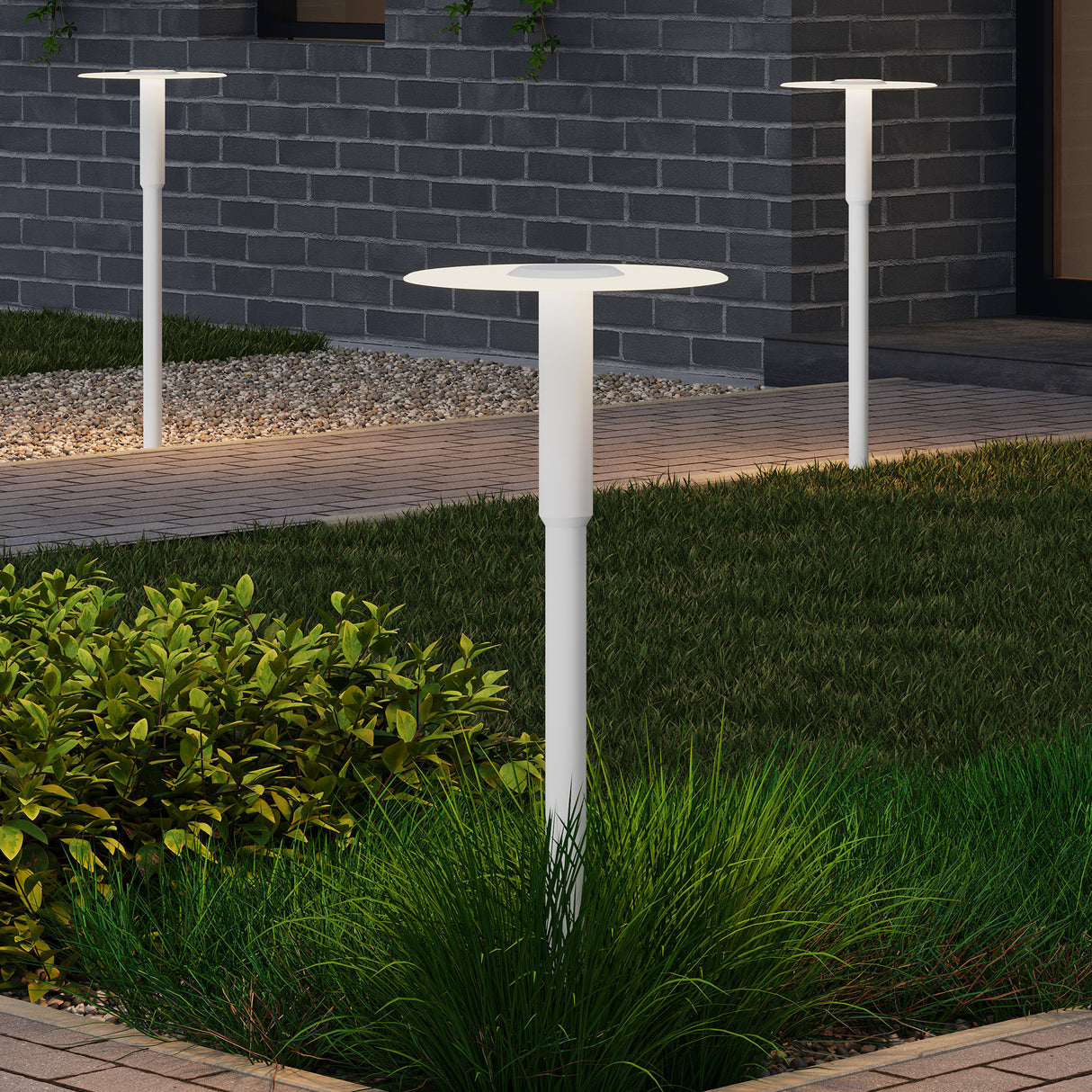 Luminaire extérieur glasvilla ⌀300xH804mm IP65 éclairage de chemin extérieur | Borne lumineuse pour jardin, lampadaire 3000K, lampe de jardin | Lampadaire d'extérieur 6W StellaeLights