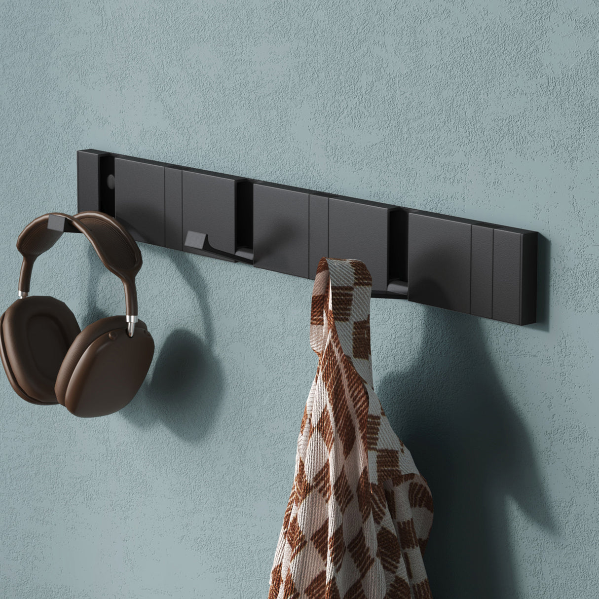 glasvilla Appendiabiti da Parete in Acciaio Inossidabile Ganci da Parete per Camera da Letto, Ingresso, Cucina, Stalo-04+05