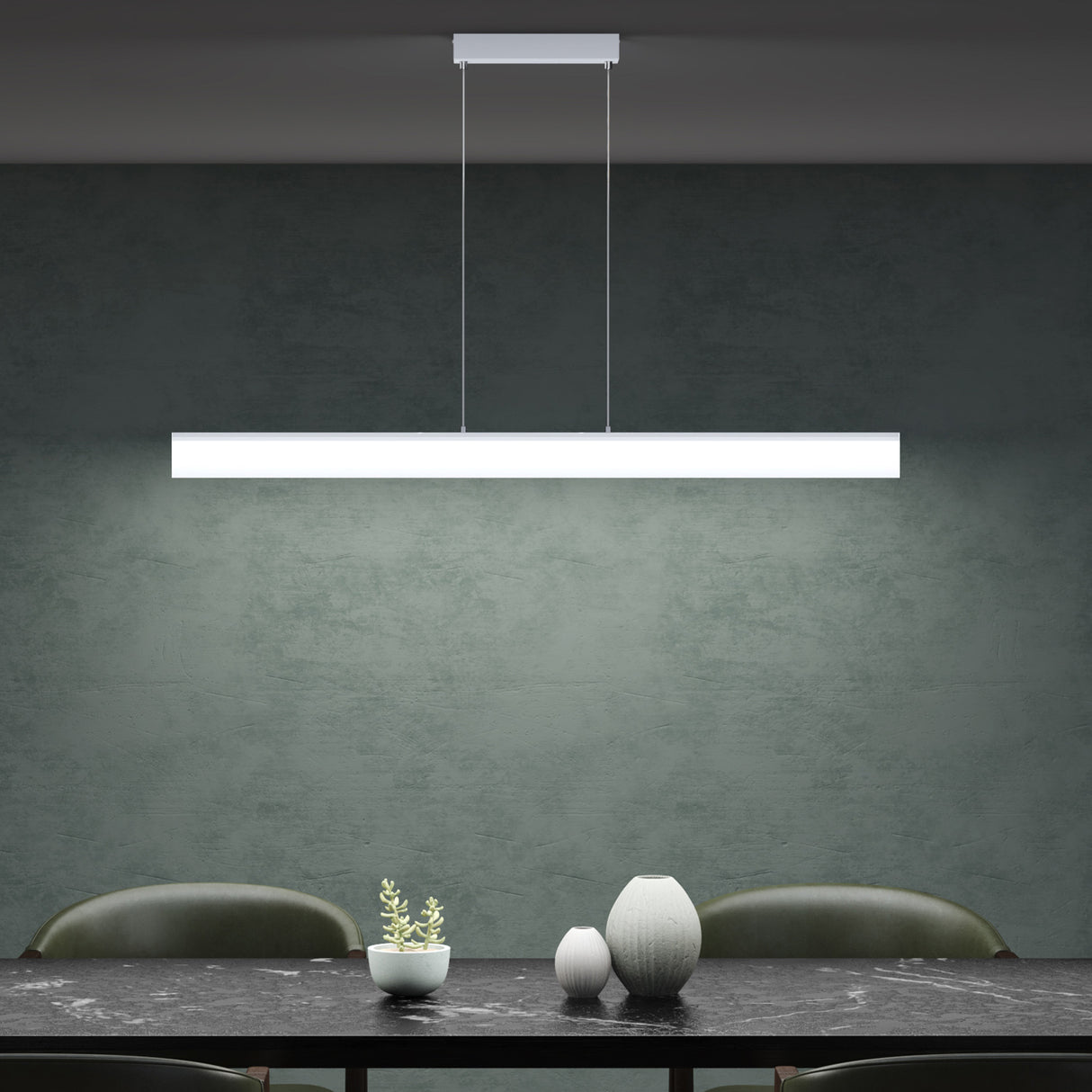 glasvilla Pendelleuchte LED Hängelampe Dimmbar mit Fernbedienung Verstellbares Kabel Hängeleuchte für Esszimmer Wohnzimmer Schlafzimmer