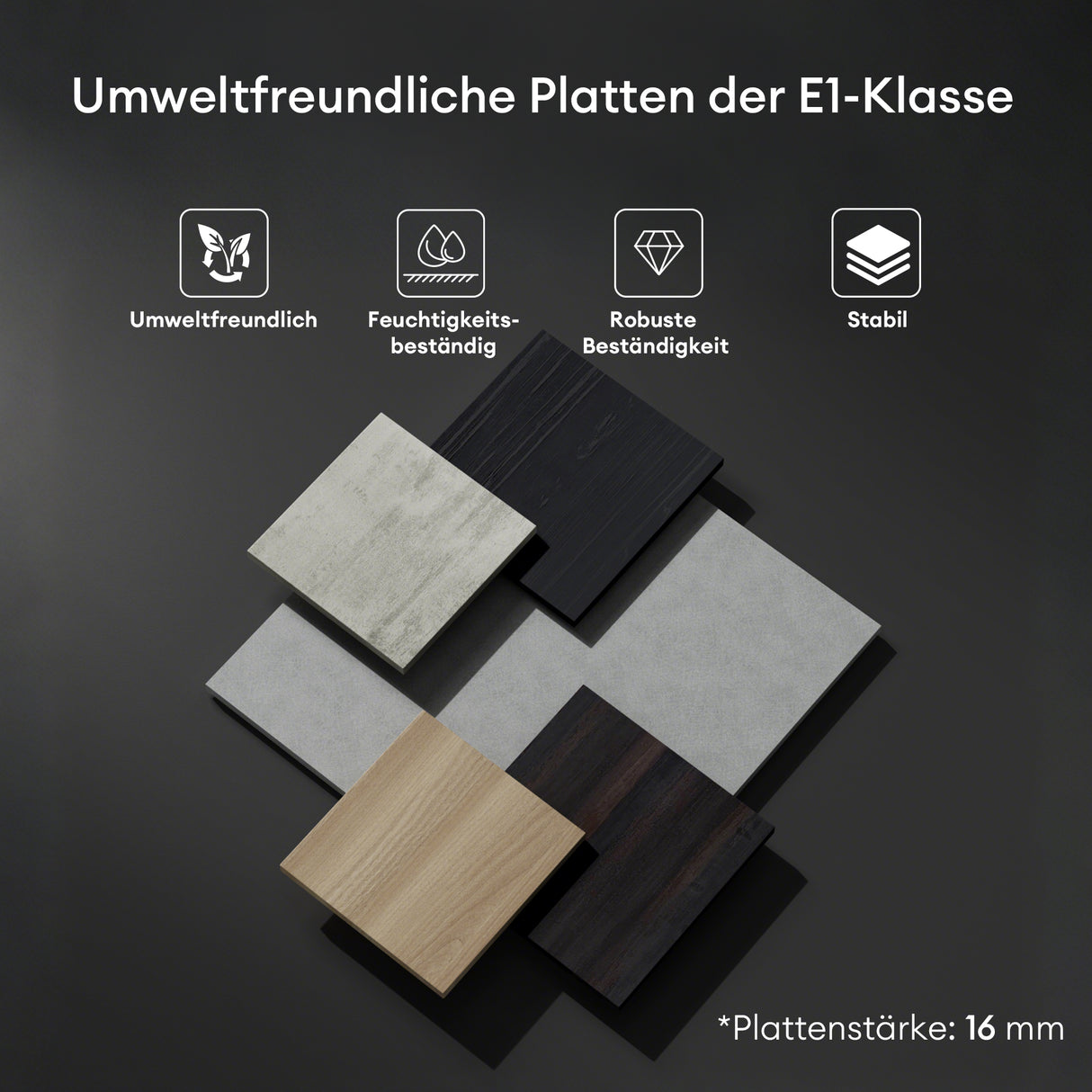 glasvilla Mobile Bagno Sospeso con 2 Cassetti Include Lavabo Mobile da Bagno con Lavabo Verona