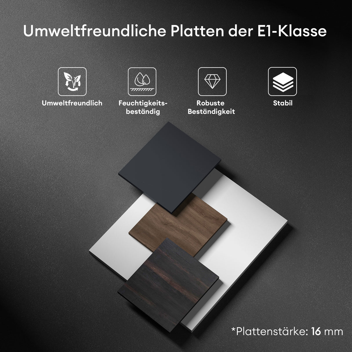 glasvilla Mobile Bagno Sospeso 120cm Mobiletto da Bagno con Lavabo da Marmo Fuso, Deep