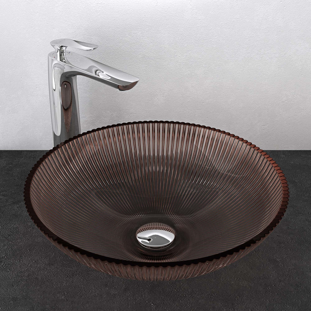 glasvilla Waschbecken Glas Aufsatzwaschbecken Glaswaschbecken Handwaschbecken Rund Waschschale