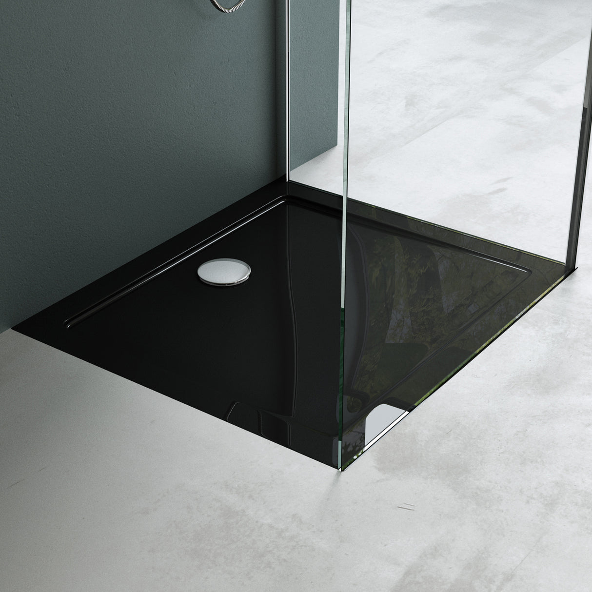 glasvilla Piatto Doccia in Acrilico Piatto Doccia Rettangolare 90-160cm Faro