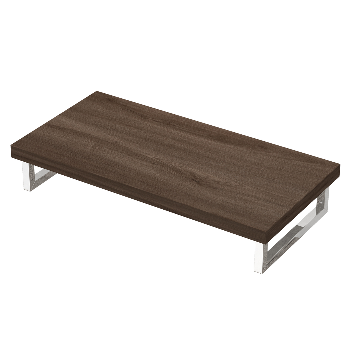 Support de lavabo Glasvilla avec support de console en acier inoxydable et support de lavabo anthracite brossé