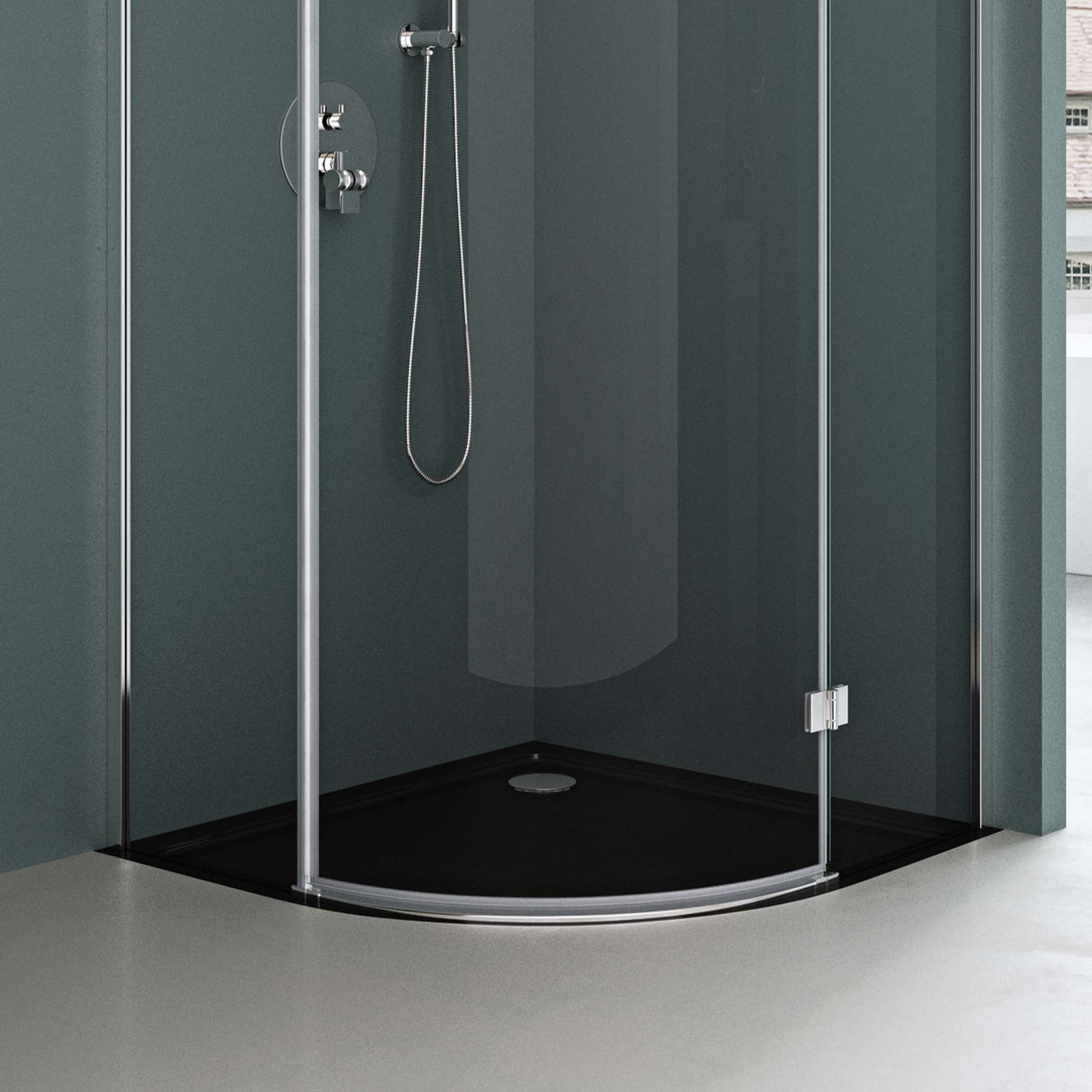 glasvilla Piatto Doccia in Acrilico Piatto Doccia a Quadrato Altezza di 4CM Faro3