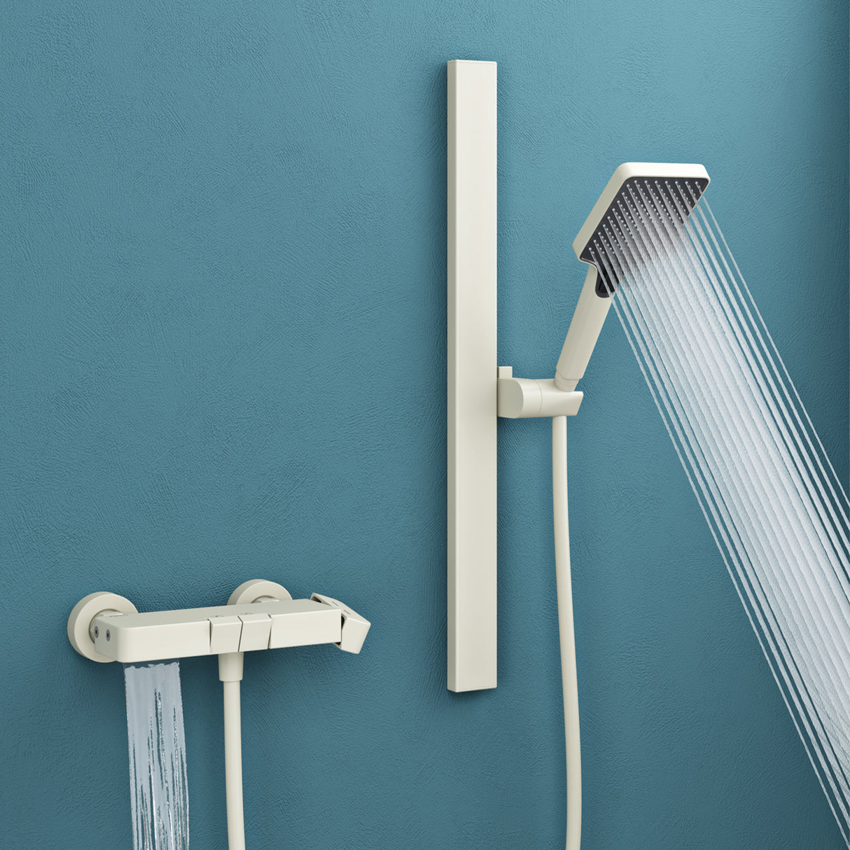 glasvilla Soffione Doccia con 3 Modalità Doccino per Doccia Regolabile in Altezza con Tubo Flessibile, Telefono Doccia Universale Facile da Installare Duschsystem10