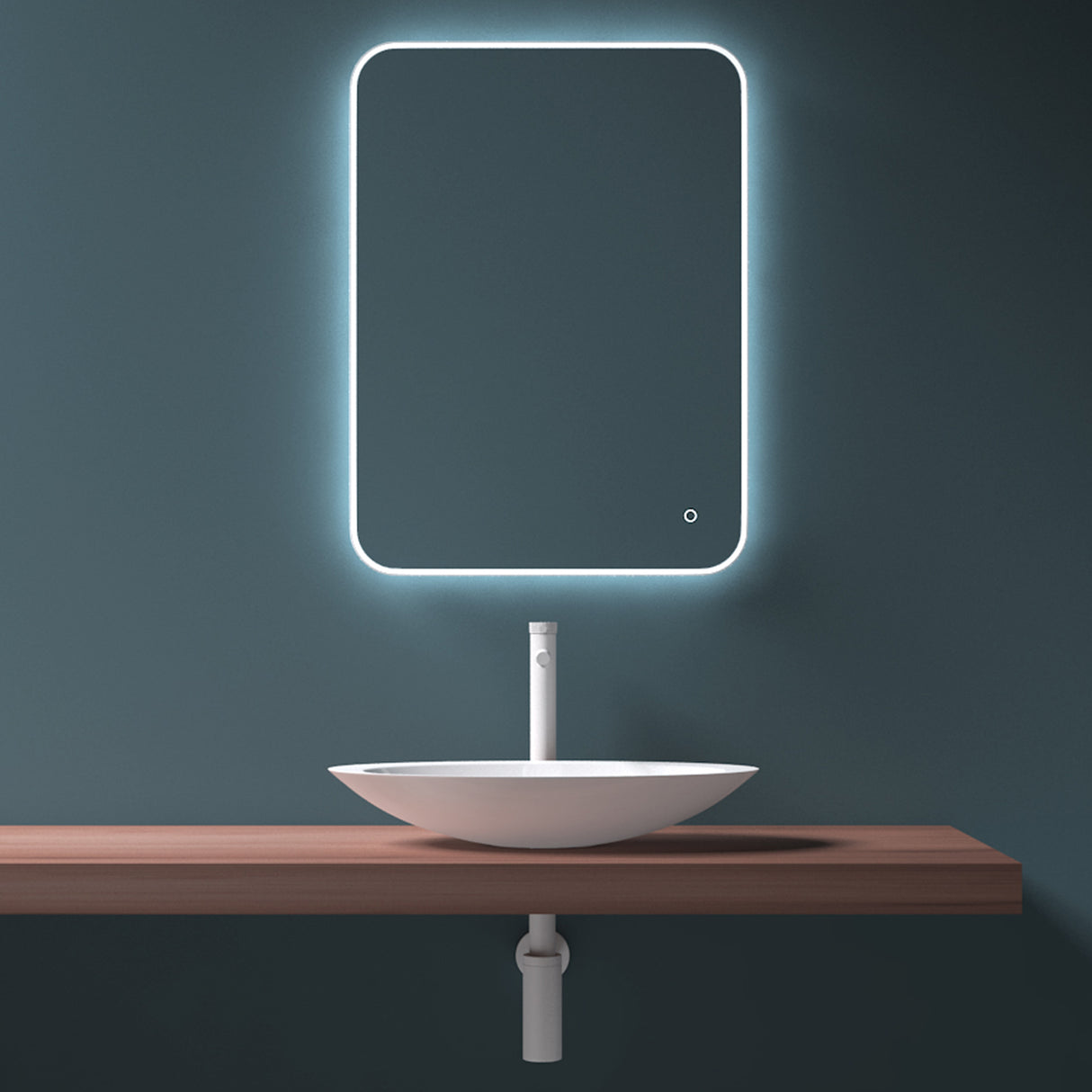 glasvilla Aufsatzwaschbecken Waschschale Waschtisch Waschbecken aus Mineralguss Col802