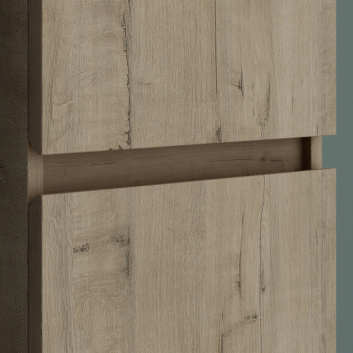 glasvilla Armoire Latérale de Salle de Bain avec 2 Portes et 4 Compartiments Étagère de Salle de Bain Armoire Polyvalente Armoire de Salle de Bain LTH 35x20x120 cm Verona