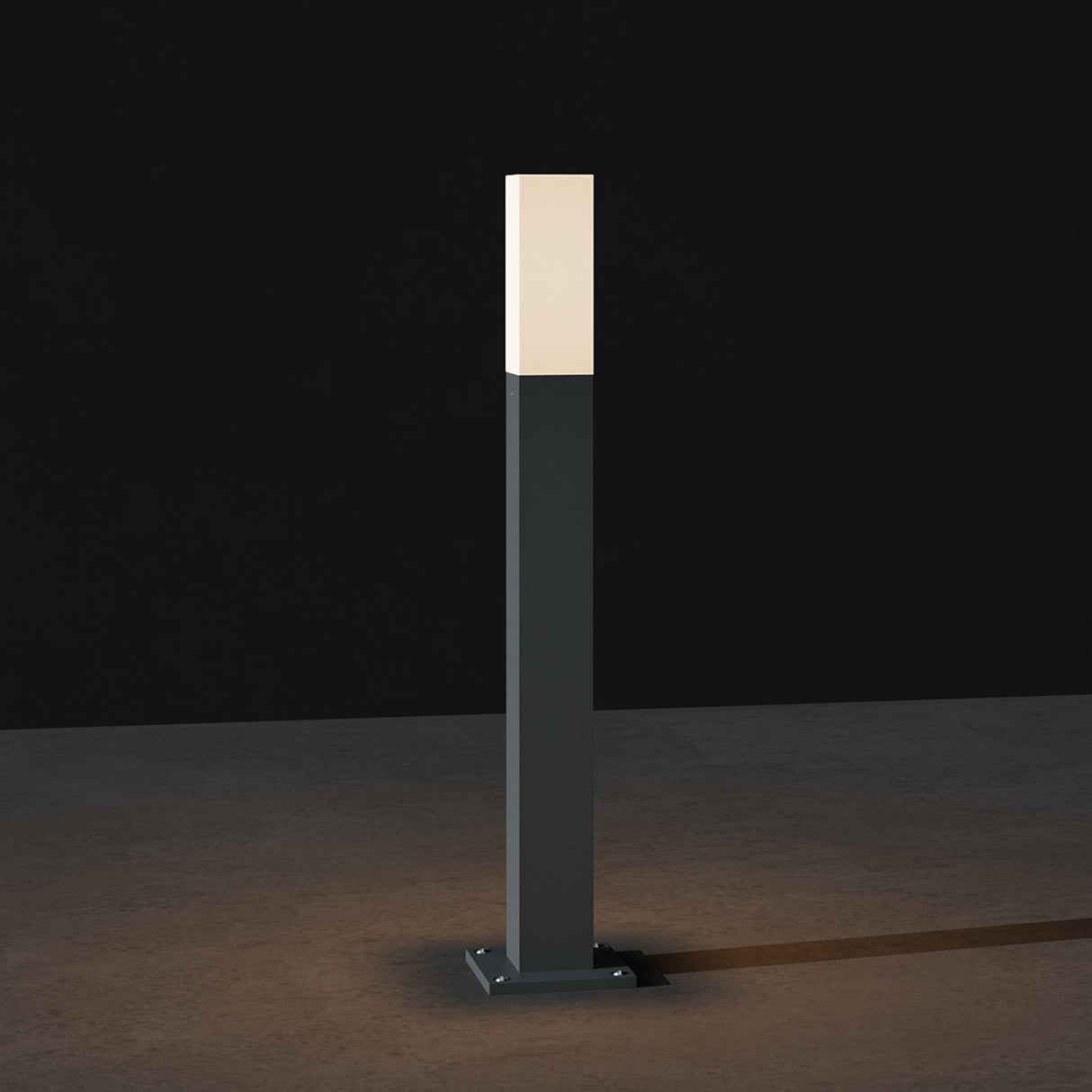 éclairage extérieur glasvilla IP65 éclairage de chemin extérieur | Borne lumineuse pour jardin, lampadaire 3000K, lampe de jardin | Lampadaire d'extérieur 3W Deus Lumina