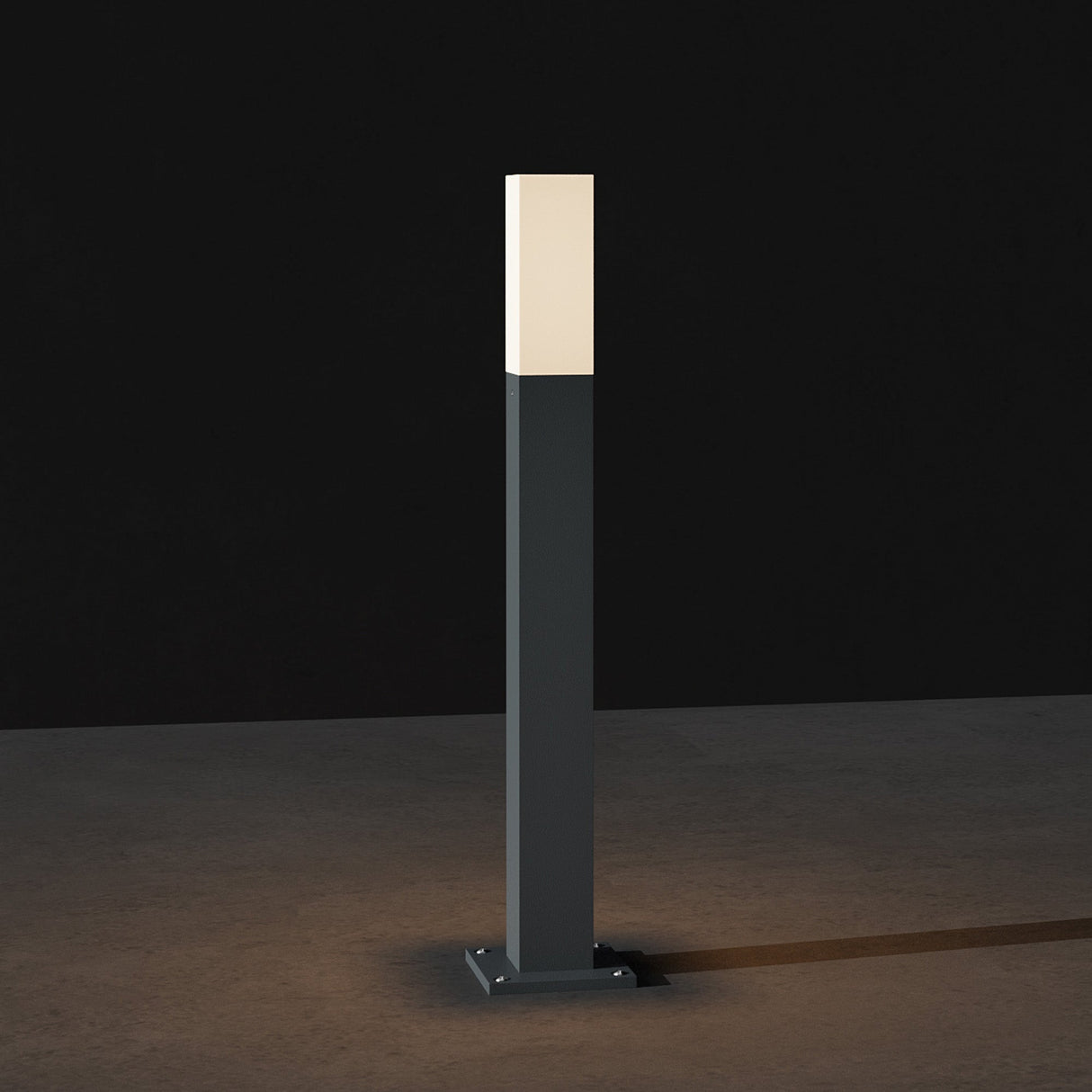 éclairage extérieur glasvilla IP65 éclairage de chemin extérieur | Borne lumineuse pour jardin, lampadaire 3000K, lampe de jardin | Lampadaire d'extérieur 3W Deus Lumina