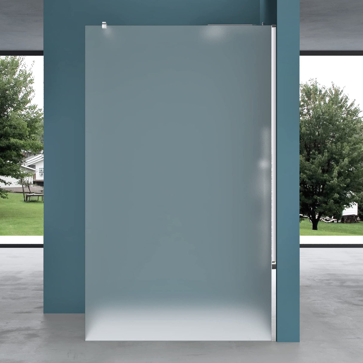 Paroi de douche Glasvilla pour douche, cloison de douche à l'italienne, verre de sécurité ESG 10 mm, verre NANO BRAM1 et BRAM3 Bremen2VS