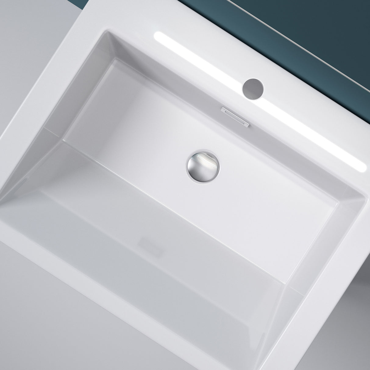 glasvilla Standwaschbecken Eckig Design Standwaschtisch Col07 Gussmarmor Design Waschplatz Waschsäule Standsäule