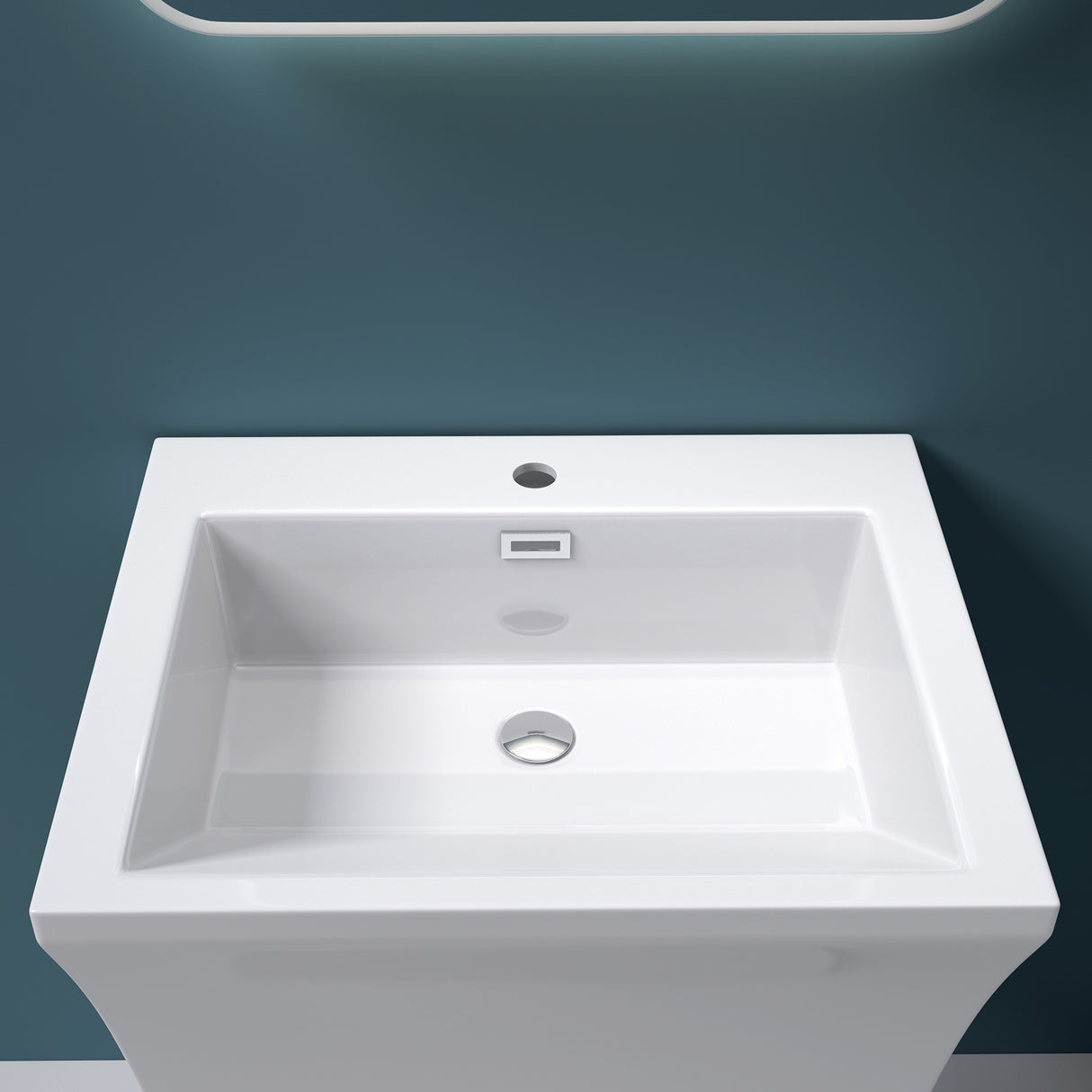 glasvilla Standwaschbecken Eckig Design Standwaschtisch Col07 Gussmarmor Design Waschplatz Waschsäule Standsäule