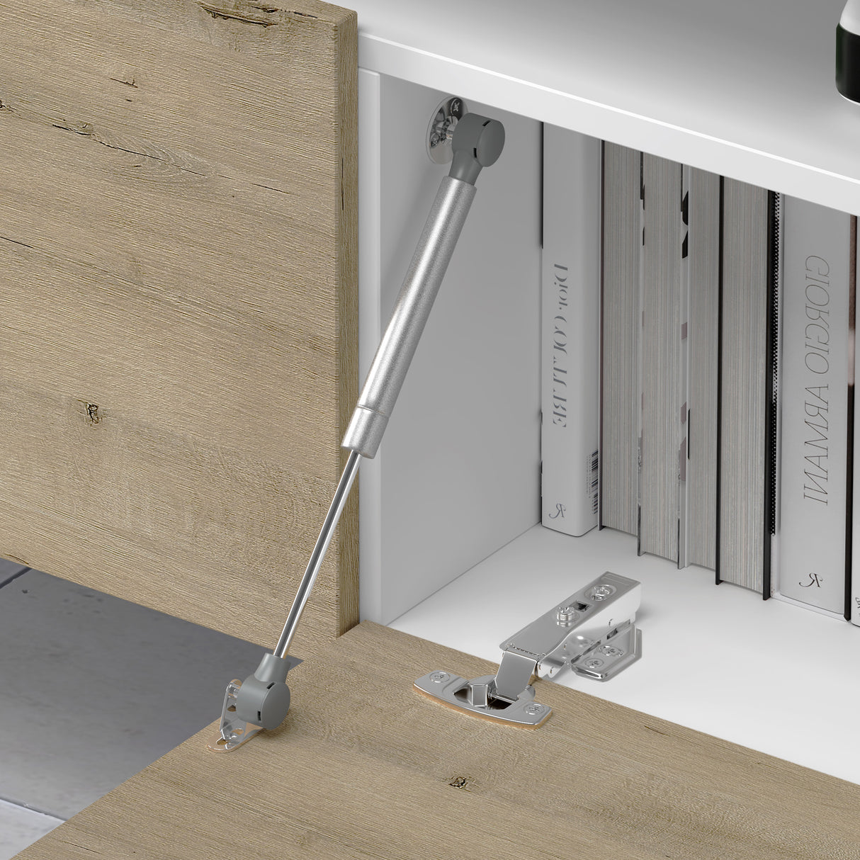 glasvilla mueble de televisión TV Schrank Lowboard Hängeschrank 2 puertas con Soft-Close mesa de televisión para sala de estar BTH: 160x40x46 cm Fernsehschrank01