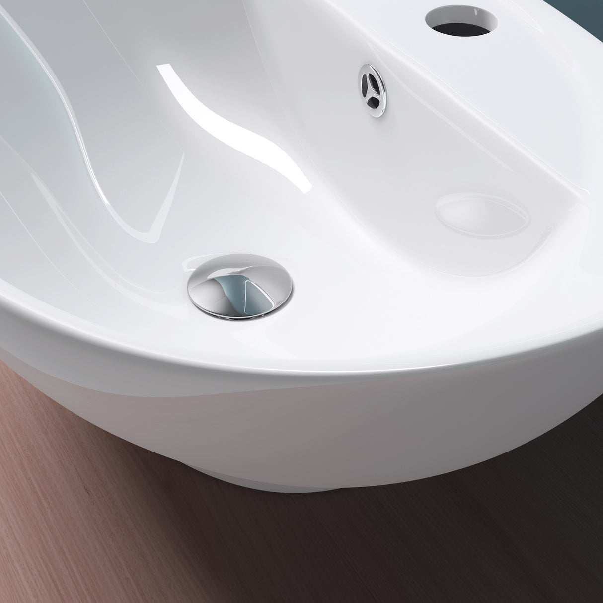 glasvilla Waschbecken Aufsatzwaschbecken,weiß Brüssel302 aus Keramik,mit Nano-Beschichtung