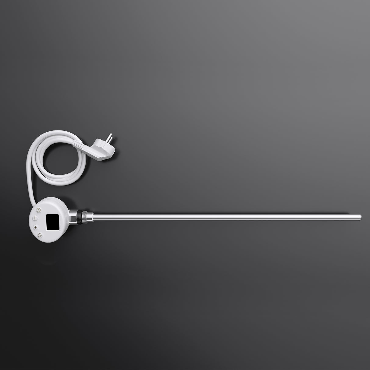 glasvilla Barra Riscaldante per Termosifoni Asta Riscaldante in Acciaio Inox con Termostato e Display LCD Elemento Riscaldante per Radiatori da Bagno e Scaldasalviette