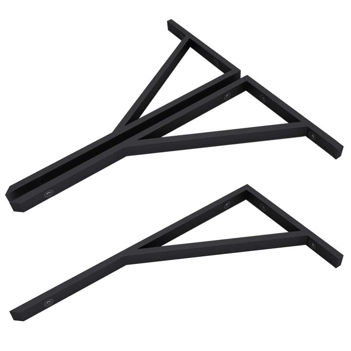 glasvilla Supporto da Parete per Lavandino Lavabo d'Appoggio Mensole in Acciaio Inossidabile WH02