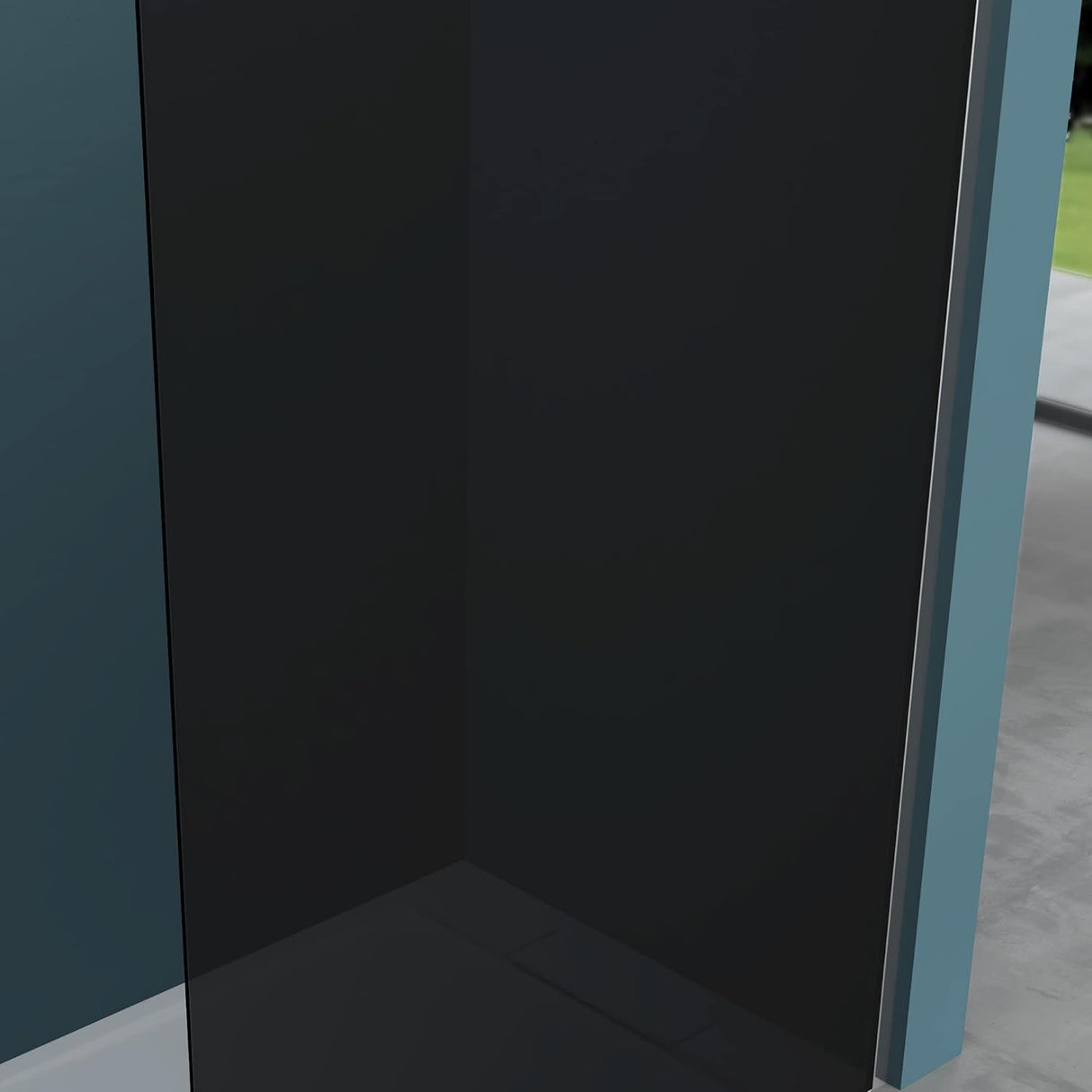 glasvilla Box Doccia Walk-In in Vetro 10mm Parete Doccia in Vetro di Sicurezza ESG con Rivestimento Nano BRAM1 & BRAM2 & BRAM3 Bremen2VG