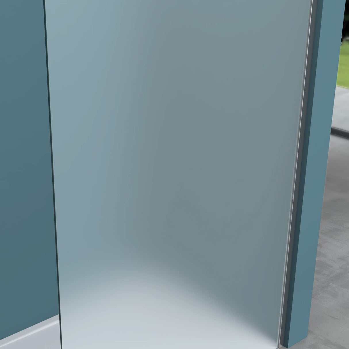 Paroi de douche Glasvilla pour douche, cloison de douche à l'italienne, verre de sécurité ESG 10 mm, verre NANO BRAM1 et BRAM3 Bremen2VS