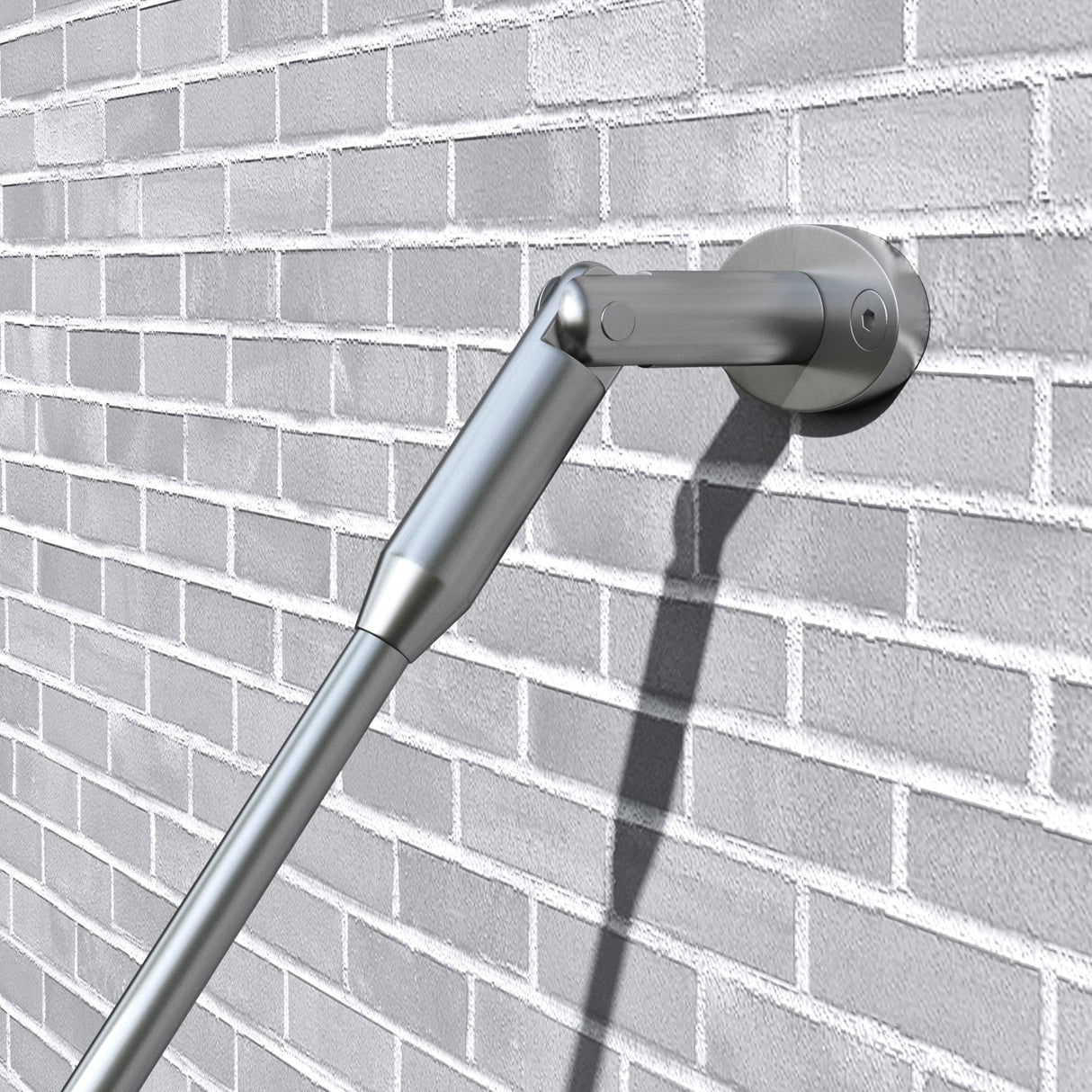 glasvilla Pensilina Tettoia per Porta Esterno, Tettoia Balcone Finestre Tendalino da Esterno con Staffe in Acciaio Inox, Copertura in Vetro per Zona d'ingresso VDG02K