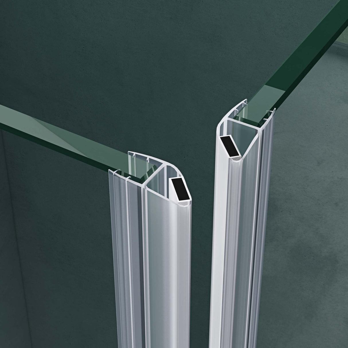 glasvilla Box Doccia in Vetro 6mm Cabina Doccia Angolare con Rivestimento NANO Parete Doccia in Vetro di Sicurezza Ravenna05k-Plus