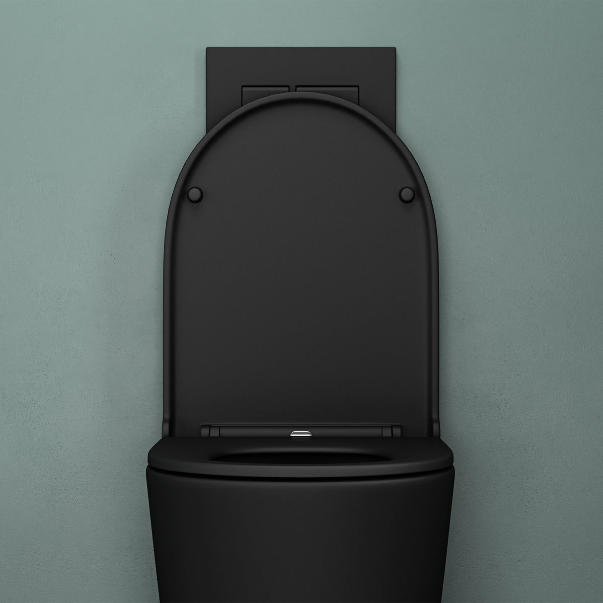 glasvilla Sanitari Bagno Sospeso in Ceramica, WC Sospeso senza Brida con Chiusura di Soft Close Aachen108