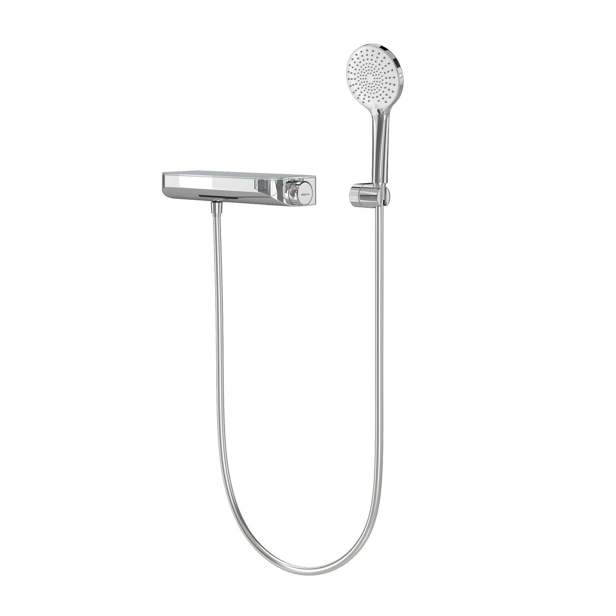 glasvilla Termostato Grifo de Bañera con Ducha de Mano Grifo de Bañera Termostato de Bañera 4 Tipos de Chorro Grifo de Pared para Bañera de Latón incl. Manguera de Ducha Sistema de Ducha8