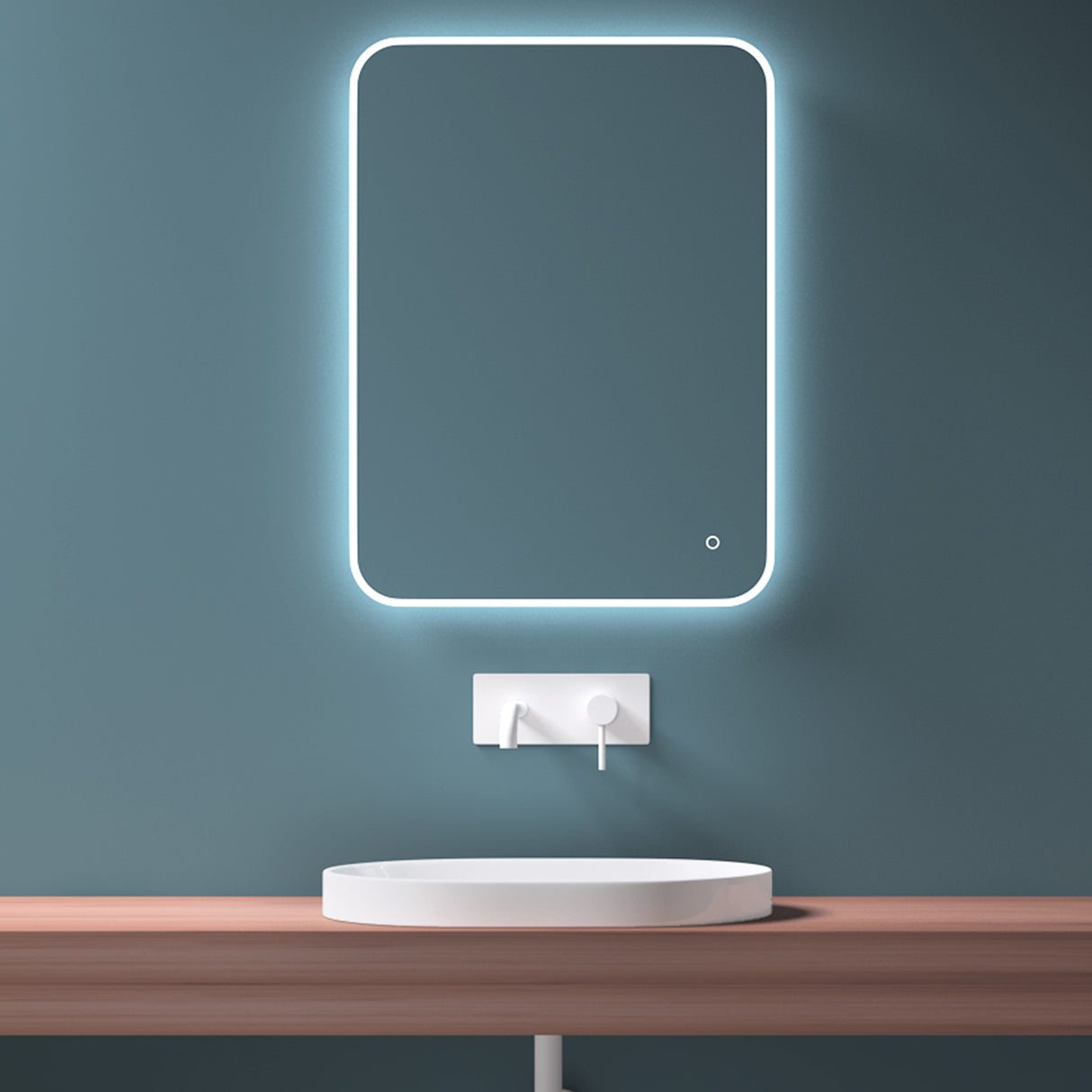 glasvilla Waschbecken Einbauwaschbecken, weiß Brüssel5006A aus Keramik, mit Nano-Beschichtung