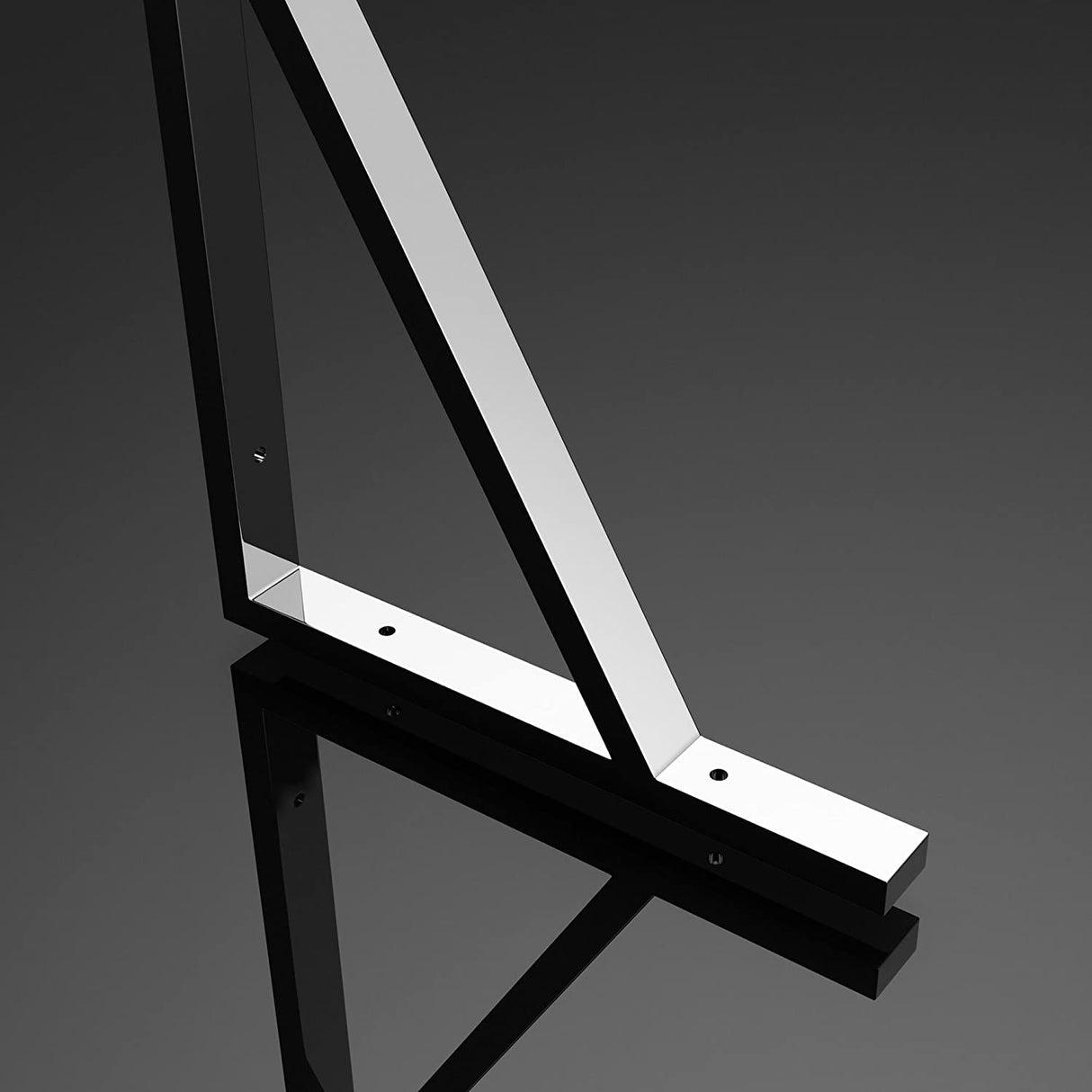 glasvilla Supporto da Parete per Lavandino Lavabo d'Appoggio Mensole in Acciaio Inossidabile WH02