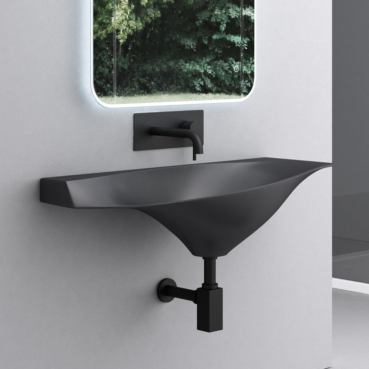 glasvilla Ablaufgarnitur für Waschbecken und Waschtisch Geruchsverschluss, Material: Messing, Anschlussgewinde