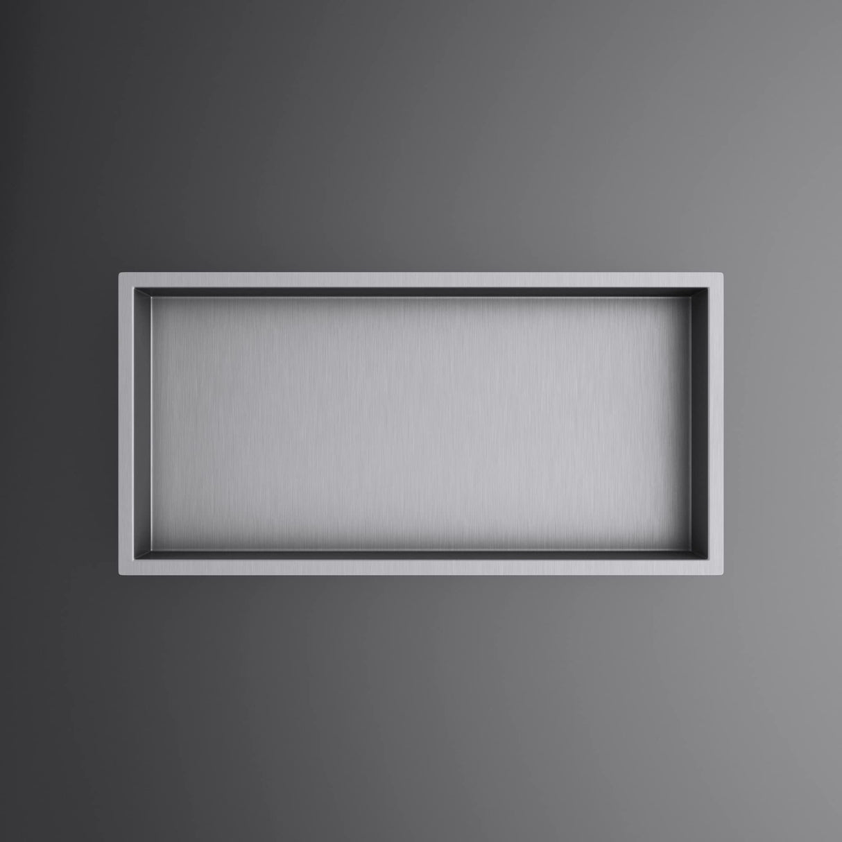 glasvilla Duschnische Bad Wandnische befliesbar aus Edelstahl Duschregal einfache Montage