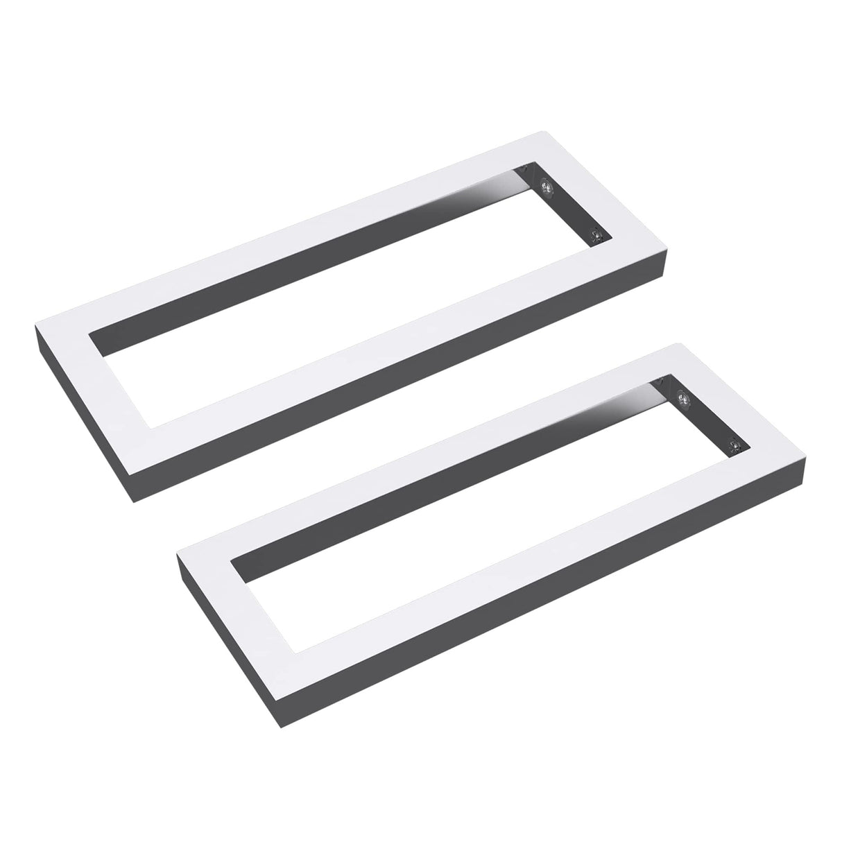 glasvilla Supporto da Parete per Lavandino Lavabo d'Appoggio Mensole Reggimensola Porta-Asciugamani in Acciaio Inossidabile, 2 Pezzi, WH01