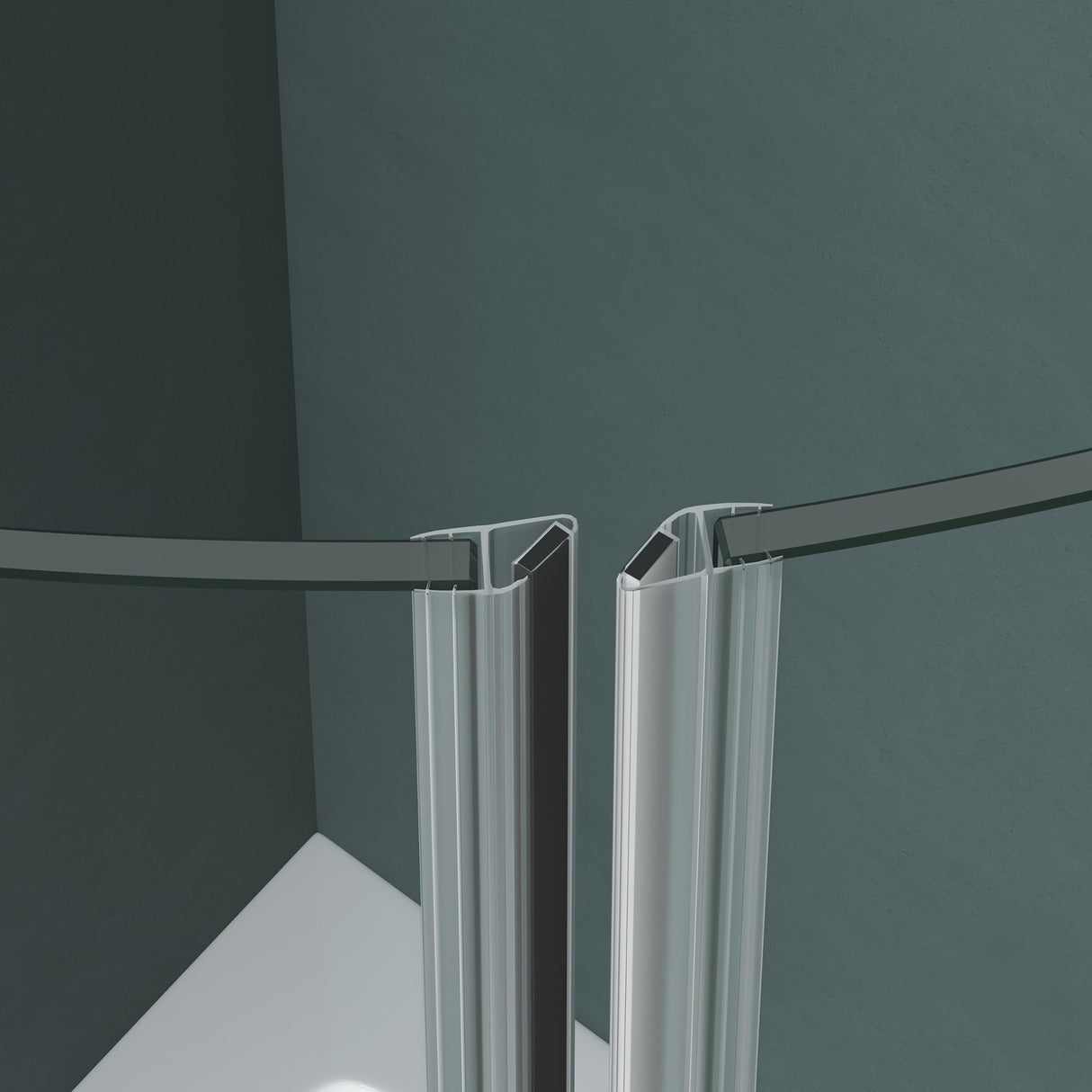 glasvilla Box Doccia con Porta Doppia Cabina Doccia in Cristallo di Sicurezza ESG con Rivestimento Nano Ravenna52K