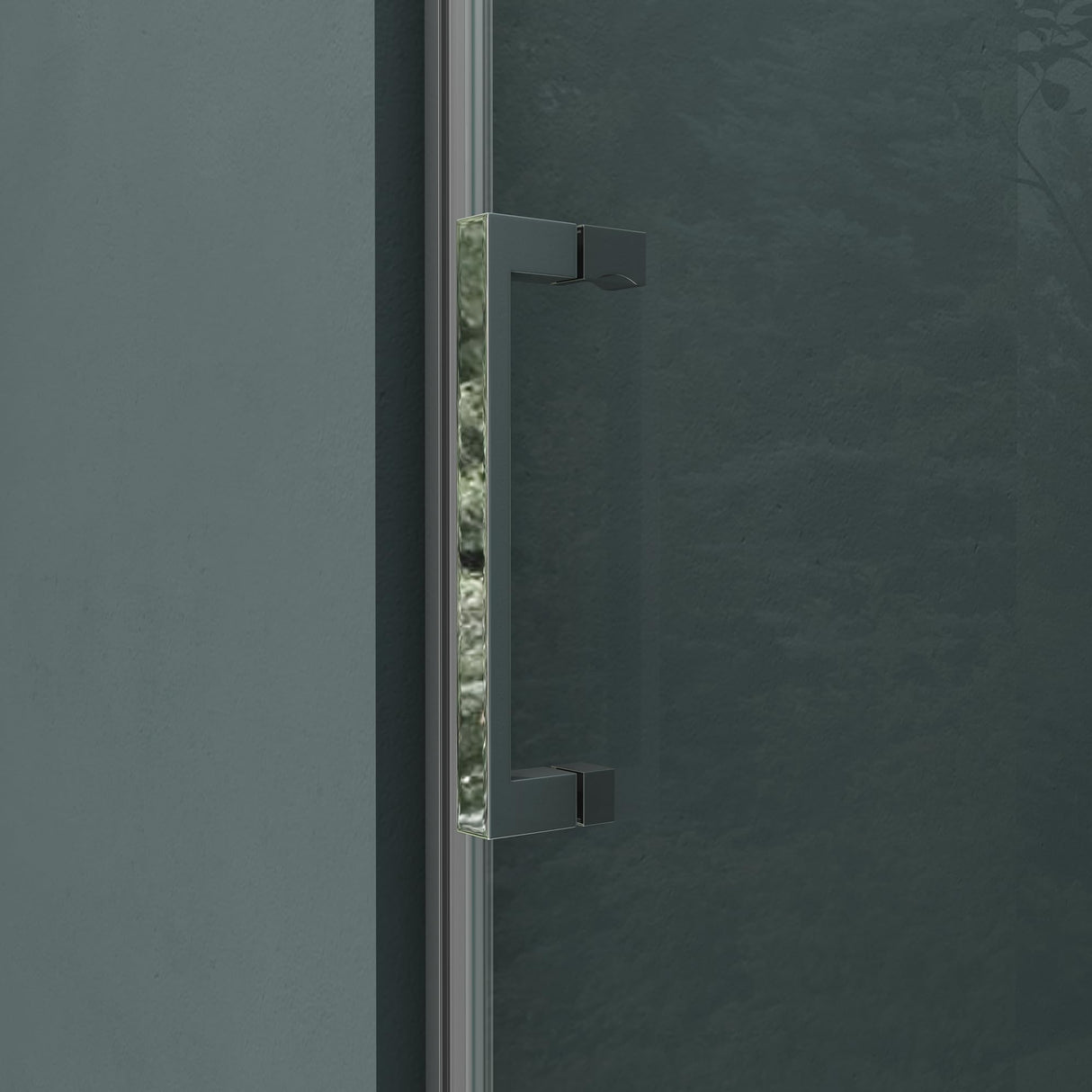 glasvilla Box Doccia a Nicchia in Vetro Trasparente 8mm Cabina Doccia in Vetro di Sicurezza ESG con Rivestimento Nano Parete Doccia a Nicchia Teramo37K