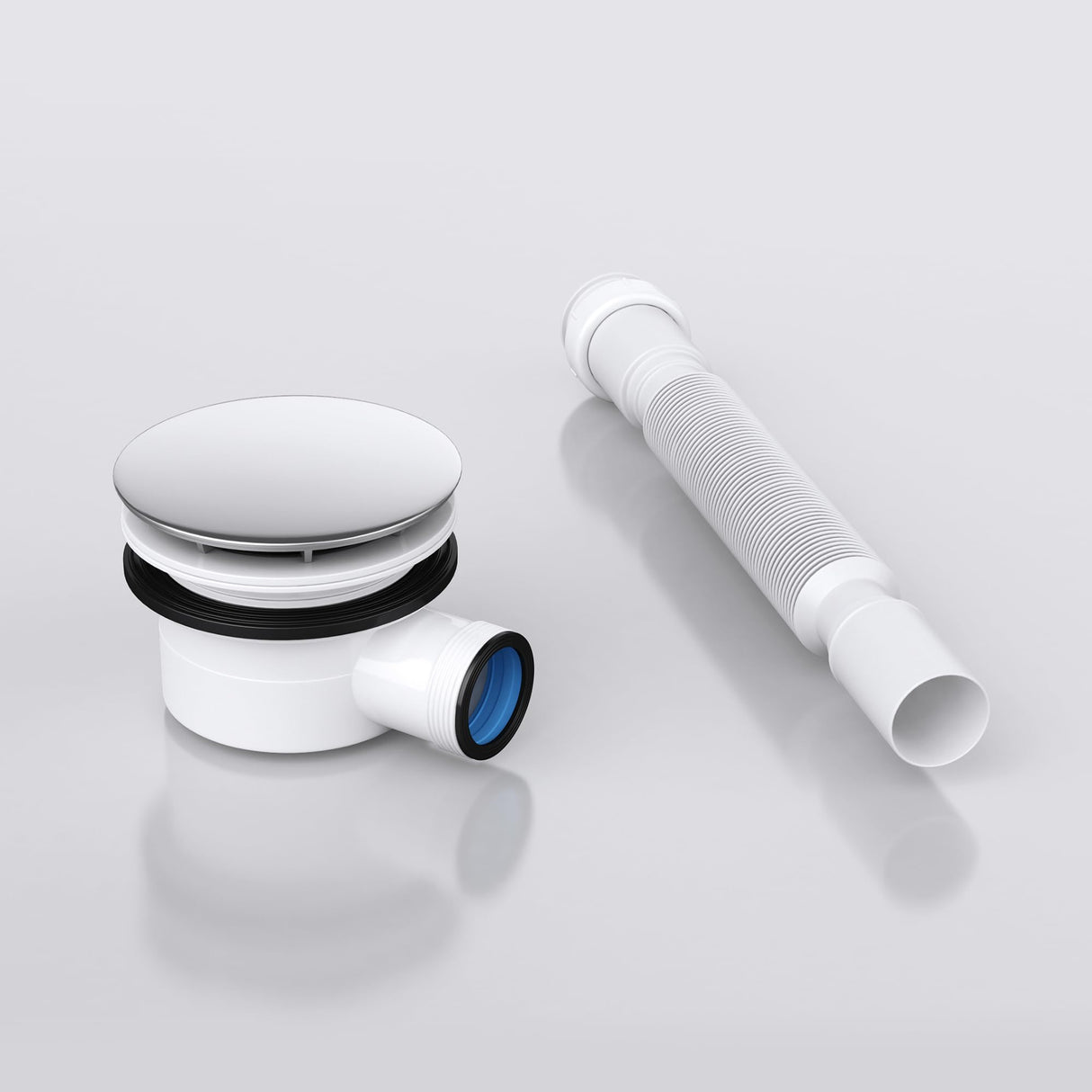 glasvilla Piletta di Scarico per Piatto Doccia Sifone di Scarico per Piatto Doccia Raccordo di Scarico