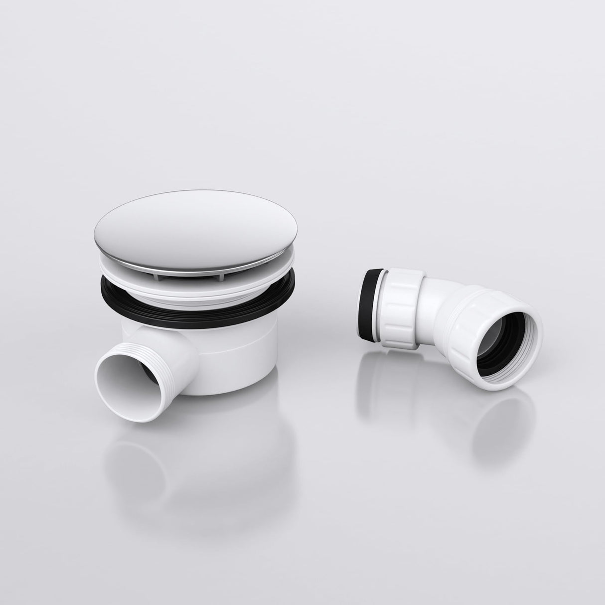 glasvilla Piletta di Scarico per Piatto Doccia Sifone di Scarico per Piatto Doccia Raccordo di Scarico