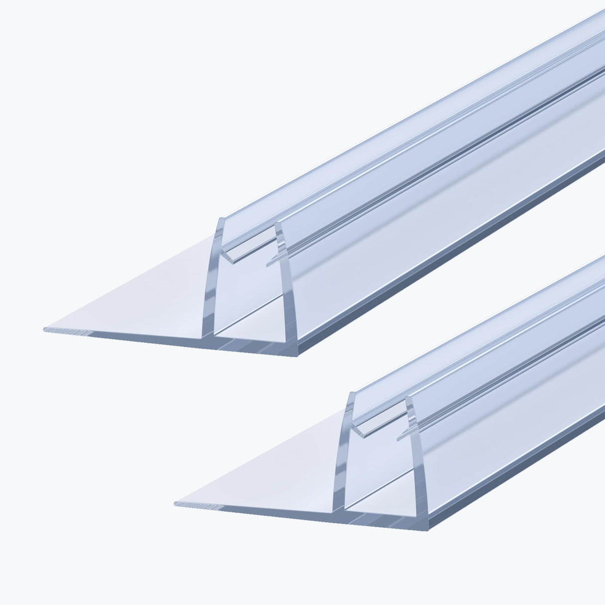 glasvilla Duschdichtung Duschlippe | Duschtürdichtung 6mm - 8mm Glasstärke | Ersatzdichtung Duschtür Duschwand recta