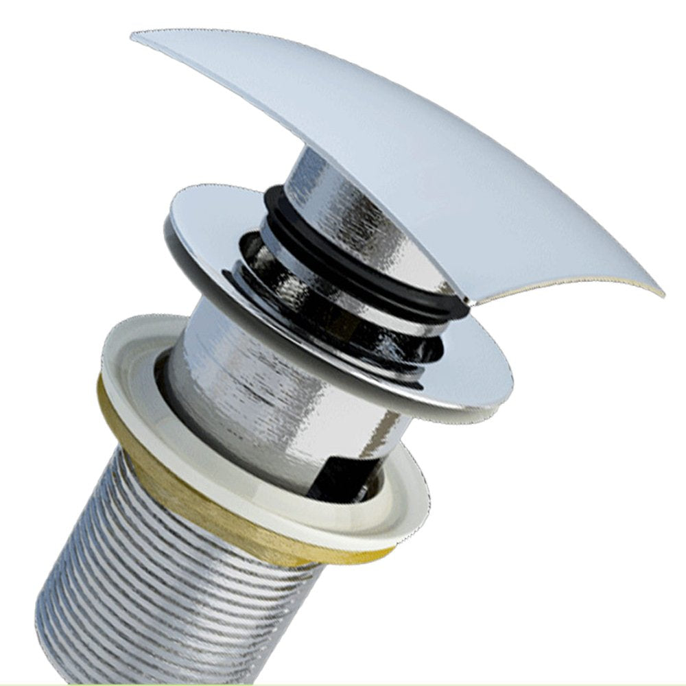 glasvilla Ablaufgarnitur Waschbeckenstöpsel | Waschtisch Stöpsel für alle DIN-Waschbecken