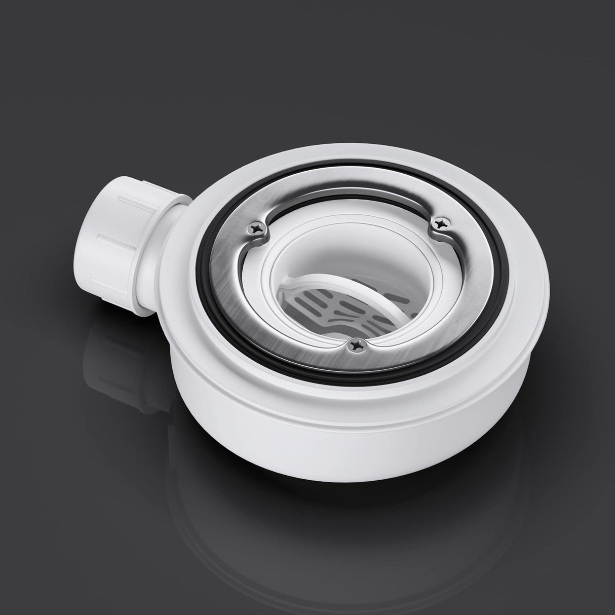 glasvilla Piletta di Scarico per Piatto Doccia Sifone di Scarico per Piatto Doccia Raccordo di Scarico