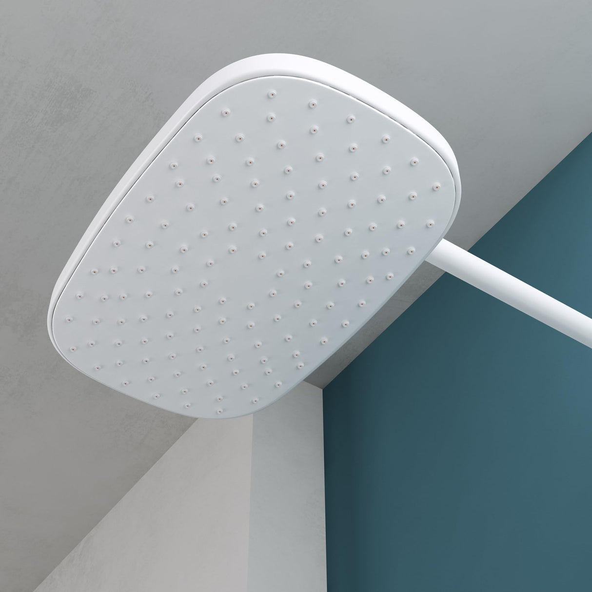 sistema de ducha glasvilla con ducha de mano y de cabeza, ducha de lluvia, grifería de ducha con juego de soporte de pared