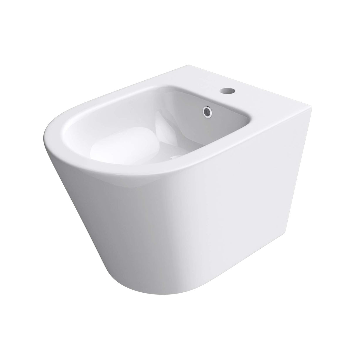 glasvilla Sanitari Bidet Sospeso in Ceramica Superficie Antisporco Sanitari Bagno Bianco