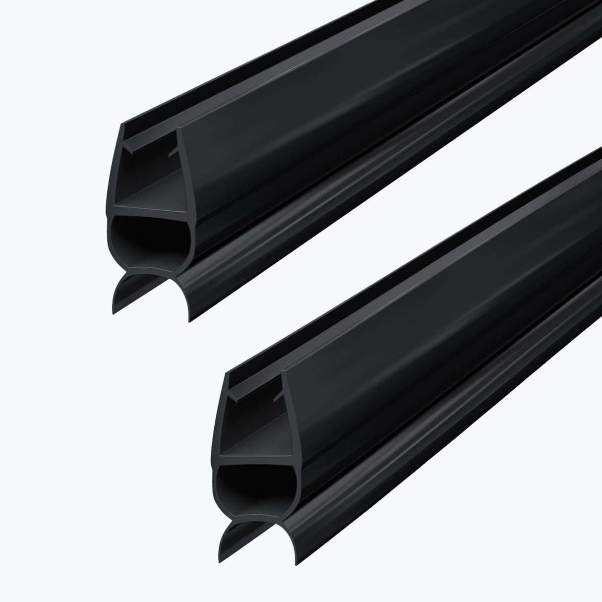 glasvilla Duschdichtung Duschlippe | Duschtürdichtung 6mm - 8mm Glasstärke | Ersatzdichtung Duschtür Duschwand recta