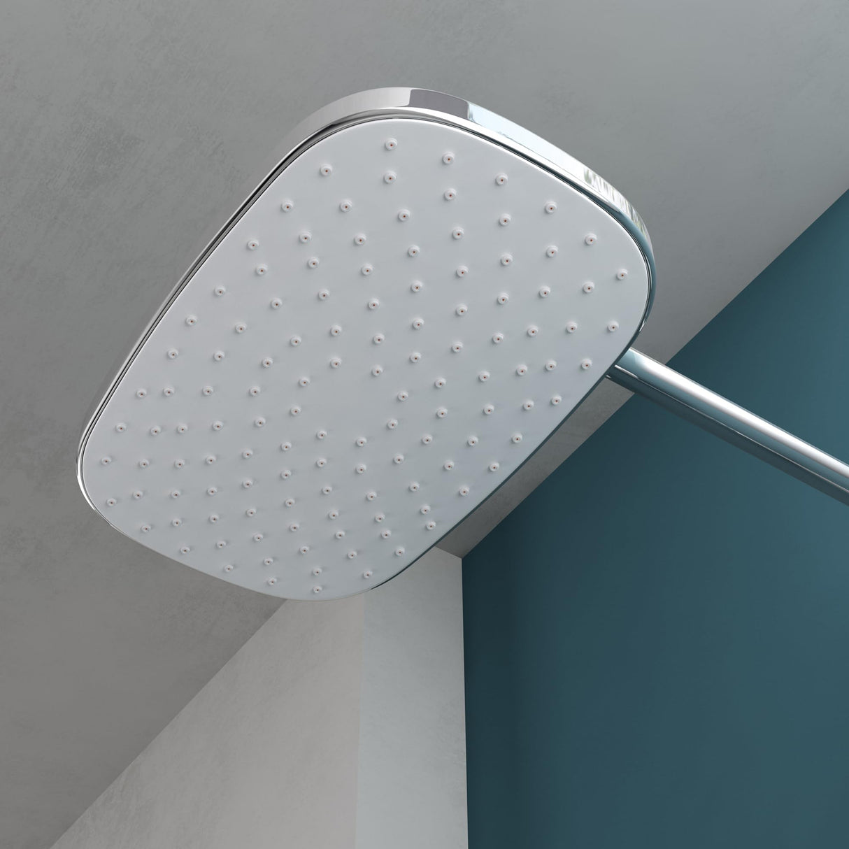 sistema de ducha glasvilla con ducha de mano y de cabeza, ducha de lluvia, grifería de ducha con juego de soporte de pared