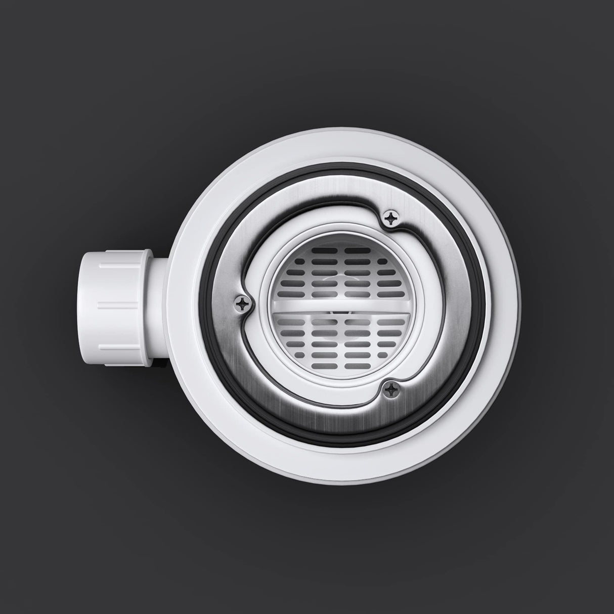 glasvilla Piletta di Scarico per Piatto Doccia Sifone di Scarico per Piatto Doccia Raccordo di Scarico