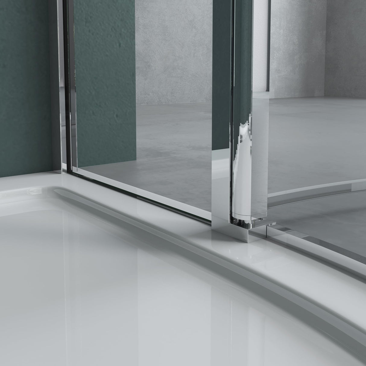 glasvilla Box Doccia con Porta Doppia Cabina Doccia in Cristallo di Sicurezza ESG con Rivestimento Nano Ravenna52K