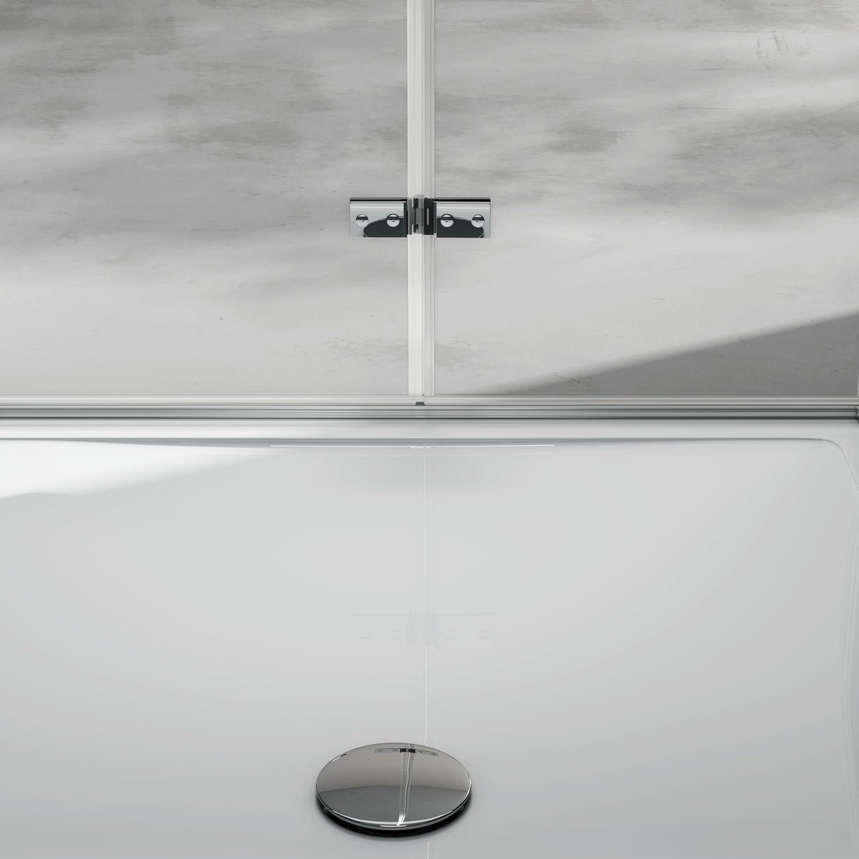 glasvilla Box Doccia a Nicchia in Vetro Trasparente 8mm Cabina Doccia in Vetro di Sicurezza ESG con Rivestimento Nano Parete Doccia a Nicchia Teramo37K