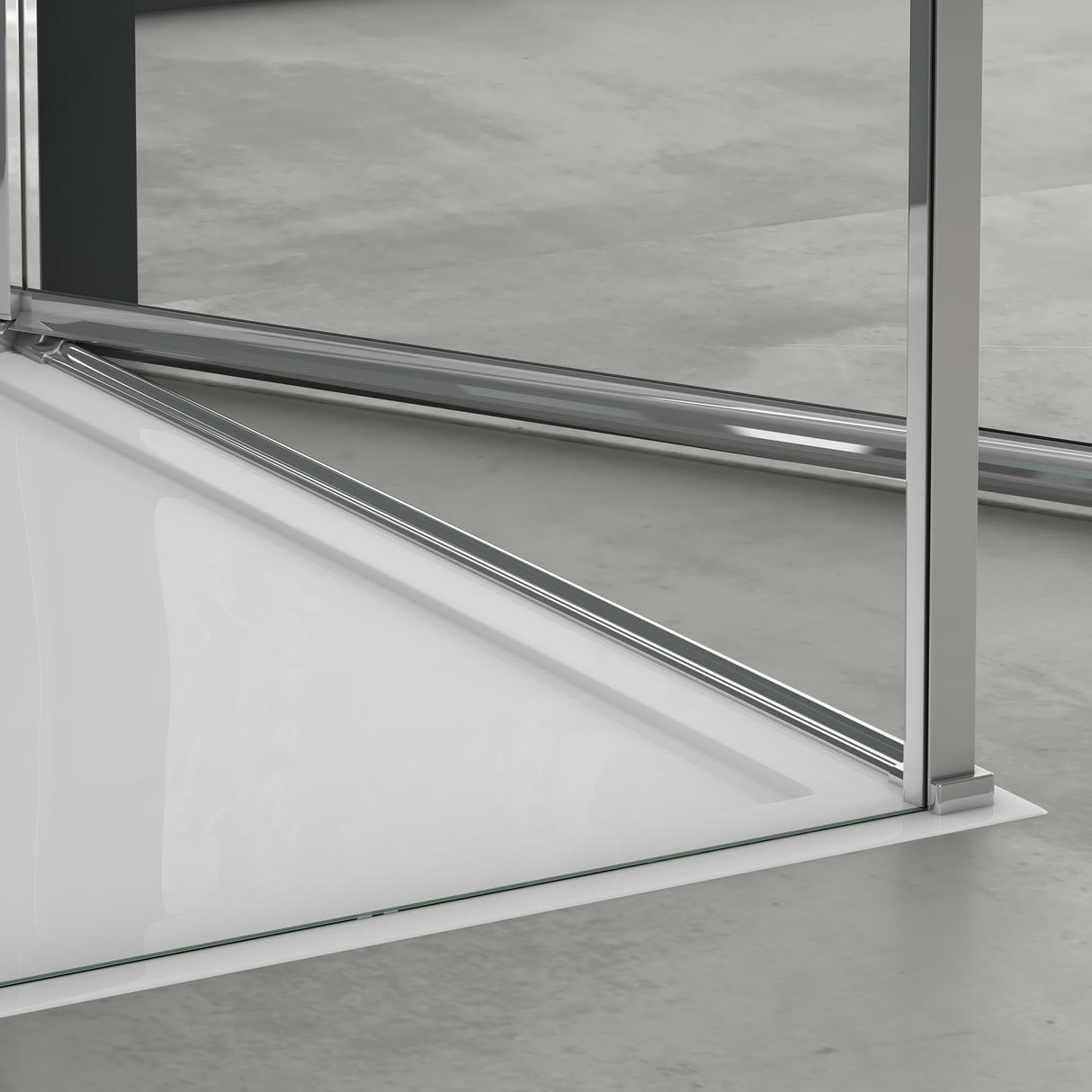 cabina de ducha glasvilla mecanismo de elevación y descenso vidrio esmerilado rayas 8mm vidrio de seguridad ESG recubrimiento nano Rav36MS-Plus