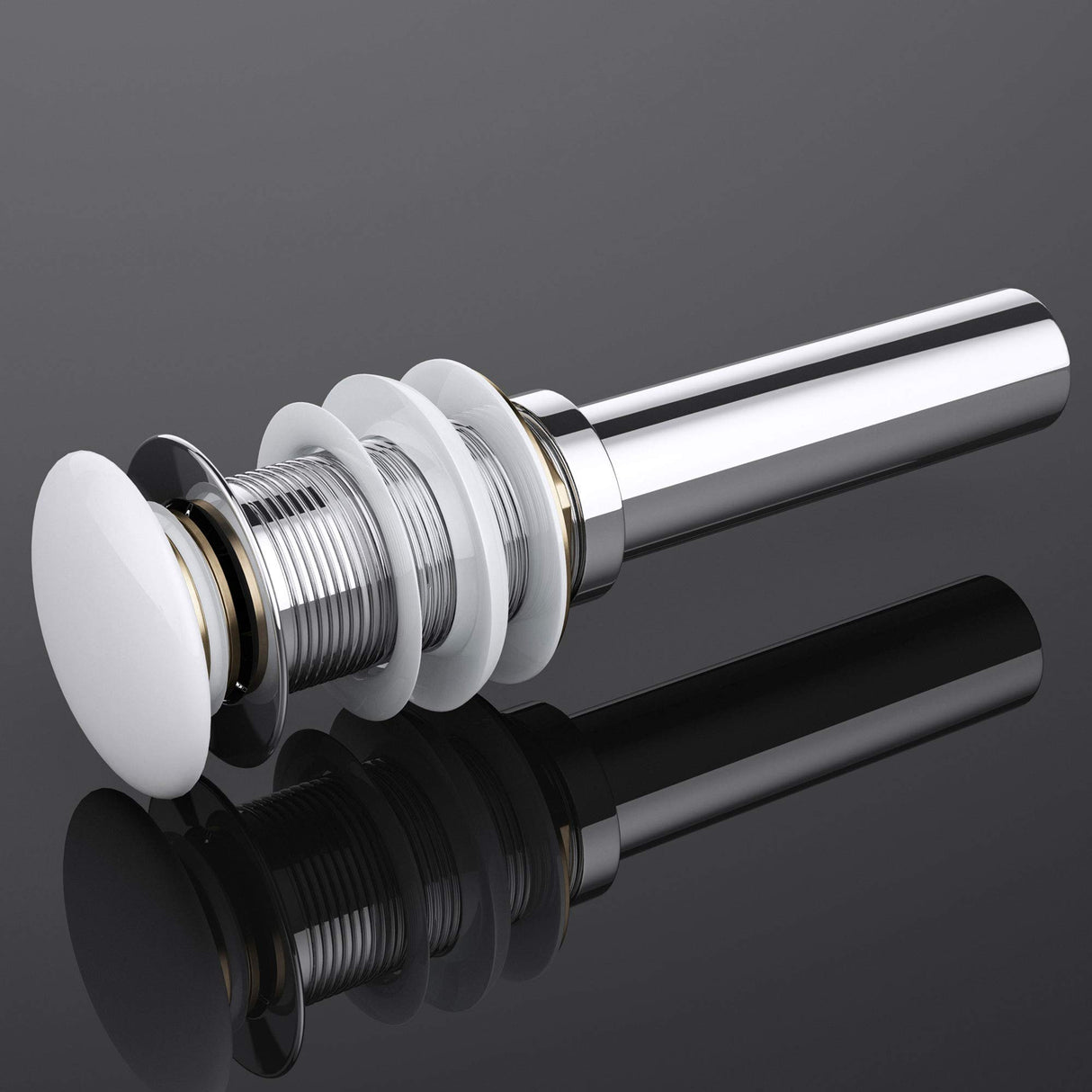 glasvilla Ablaufgarnitur Waschbeckenstöpsel | Waschtisch Stöpsel für alle DIN-Waschbecken