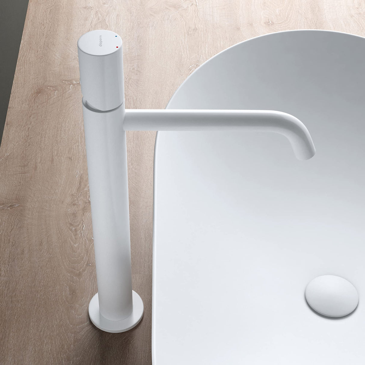 glasvilla Armatur Wasserhahn Bad Waschbeckenarmatur Badinstallationen Einhebelmischer WAO-7701